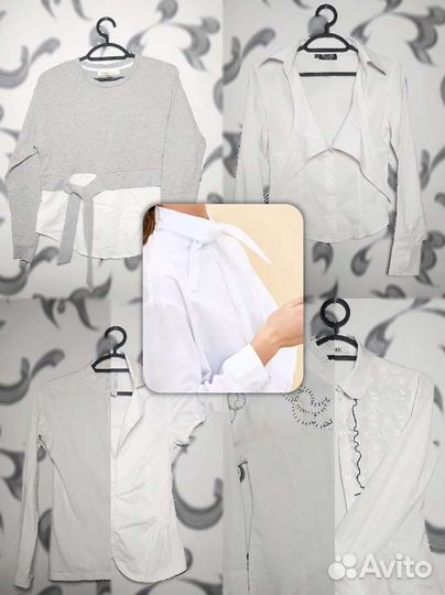 Рубашки и блузки в школу с рукавами и без