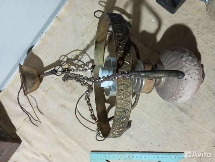 Люстра СССР Керосиновая лампа