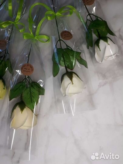 Мыльная роза букет