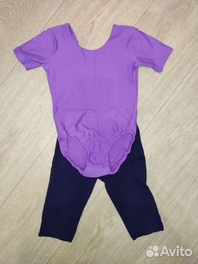 Купальник для худ. гимнастики/ танцев + балетки