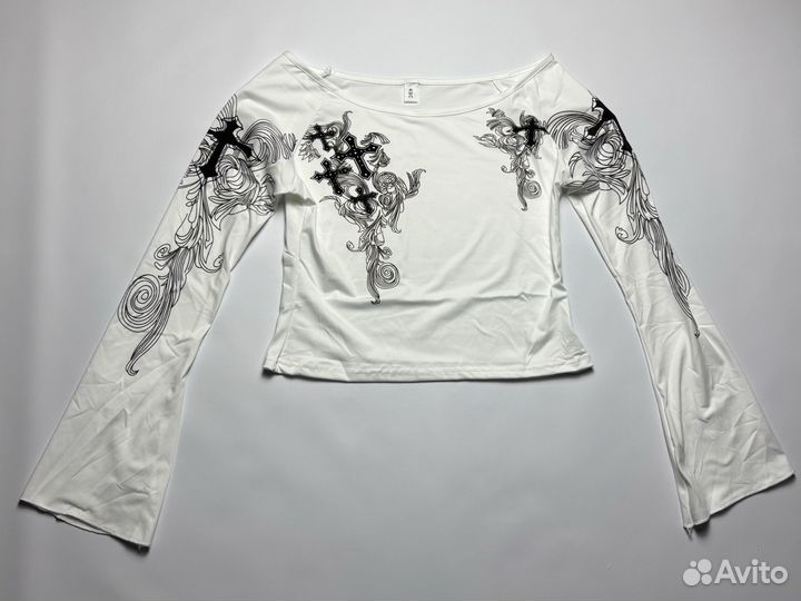 Майка Archive Type с длинным рукавом