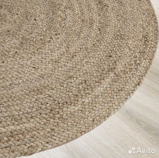 Новый ковёр из джута d100
