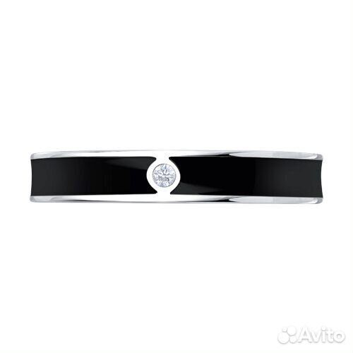 Кольцо sokolov из серебра, 94014429, р.17,5