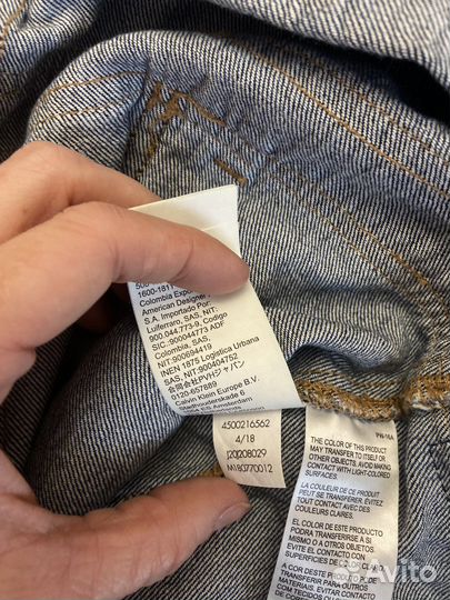 Джинсовый комбинезон calvin klein