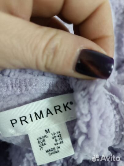 Плюшевая кофта primark