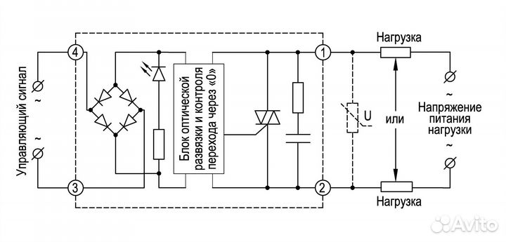 Твердотельное реле HD-2544.zа2 (M02)