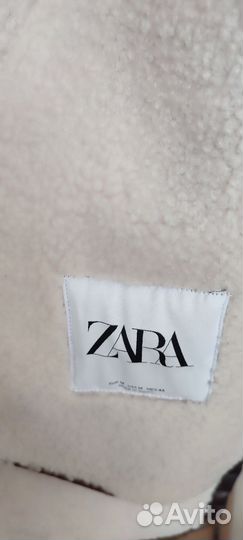 Дубленка мужская zara