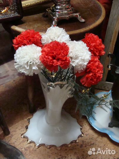 Вазы и кубки стеклянные 50х годов