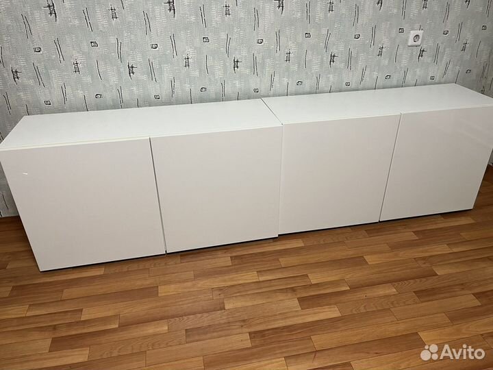 Тумба под тв IKEA белая