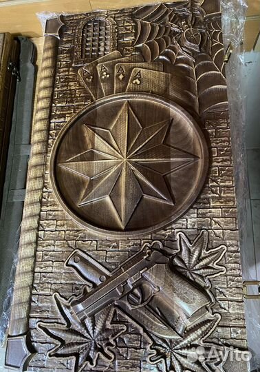 Нарды резные, массив дерева