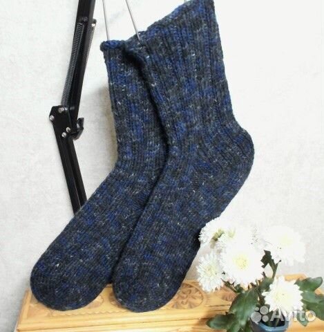 Носки вязаные ручной работы мужские