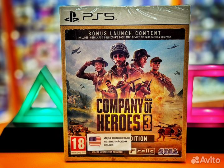 PS5 Игра Company Of Heroes 3 Steelbook Console Edi