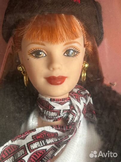 Barbie брюнетка и рыжая Harley Davidson