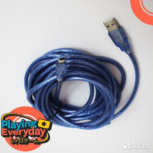 Кабель USB mini usb (4м)