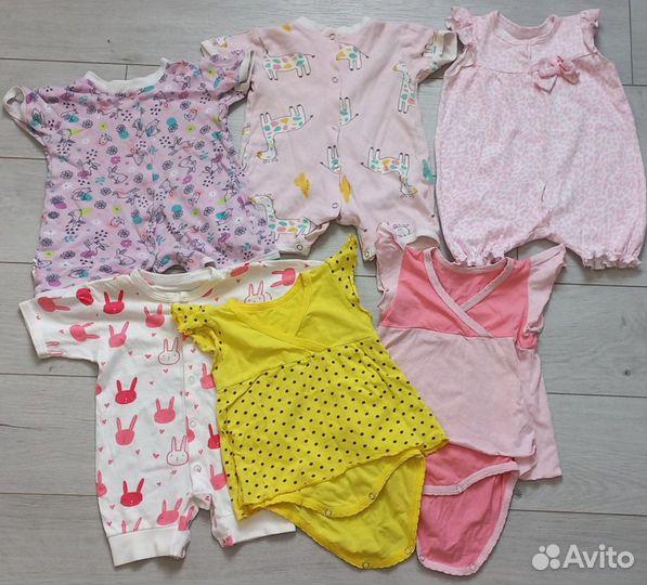 Одежда для девочек пакетом 62 68