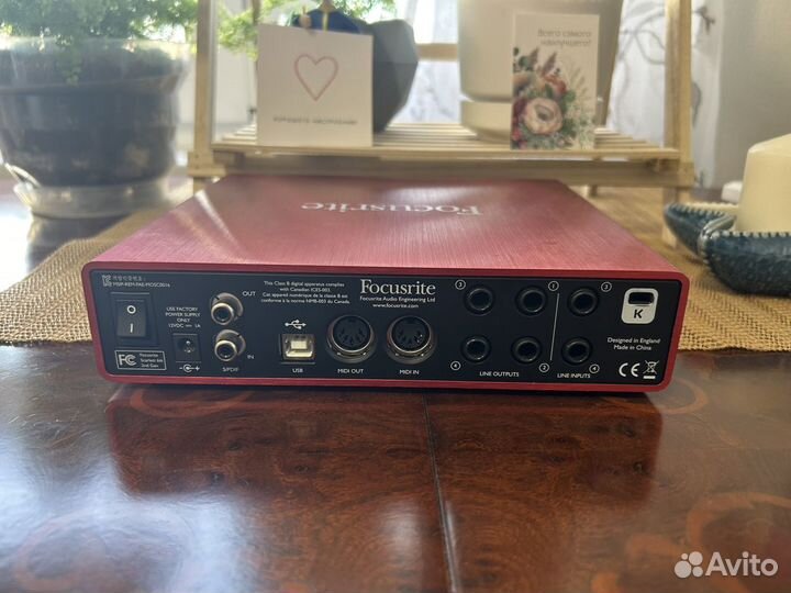 Звуковая карта Focusrite Scarlett 6i6 2nd Gen