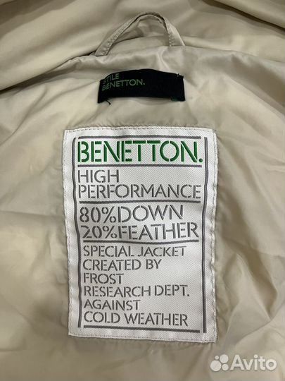 Пуховик женский benetton