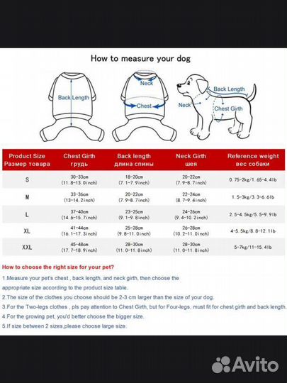 Одежда для собак