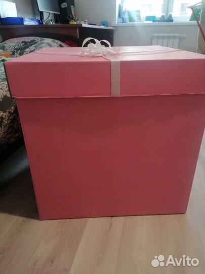 Большая подарочная коробка для шаров