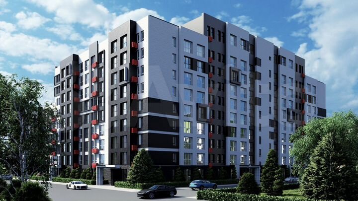 3-к. квартира, 70,7 м², 8/9 эт.