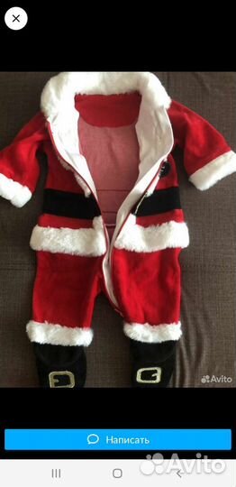 Новогодний костюм для мальчика 68-74