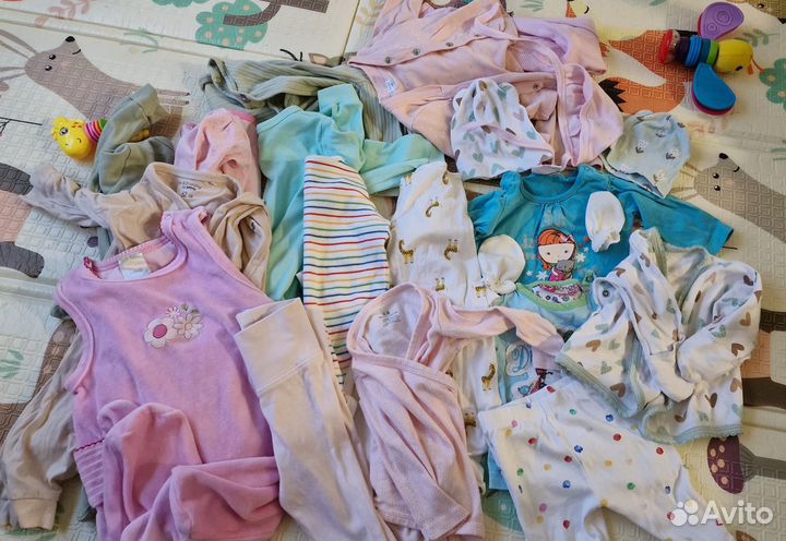 Вещи пакетом на девочку 56-62р