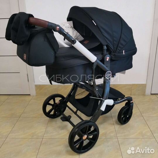 Коляска luxmom 2в1 и 3в1 чёрный