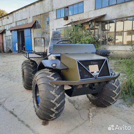 Вездеход Тундра на шинах низкого давления с эпсм