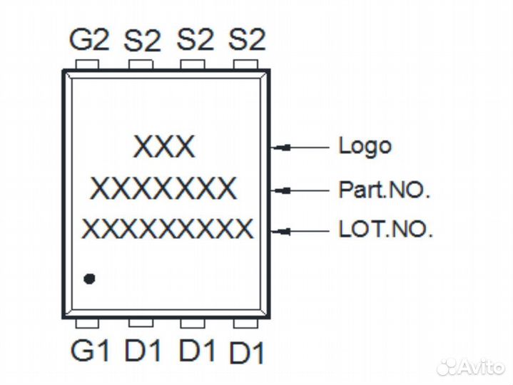 Микросхема PK650DY N-Channel MOSFET 30V 83/36A PD