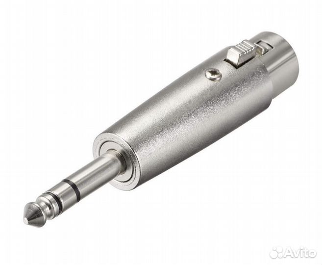 Переходник XLR(Female) - jack (TRS) 6.3 stereo