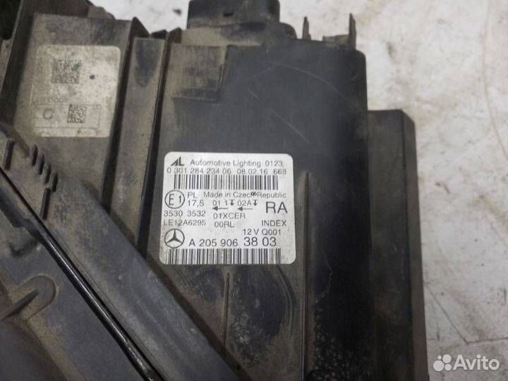 Фара передняя правая Mercedes Benz C-klasse W205 LED, Mercedes C-klasse W205 Wagon 2015.,C-klasse W2