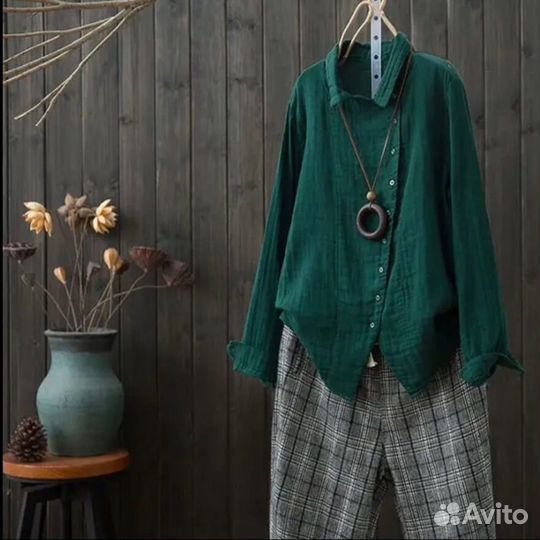 Италия рубашка/пиджак/блуза в японском стиле 44-46