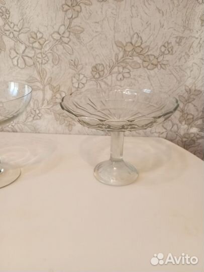 Ваза для фруктов на ножке СССР