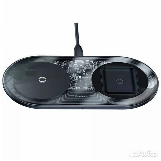 Беспроводное зарядное устройство Baseus 2 в 1