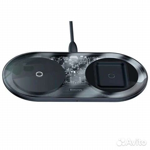 Беспроводное зарядное устройство Baseus 2 в 1