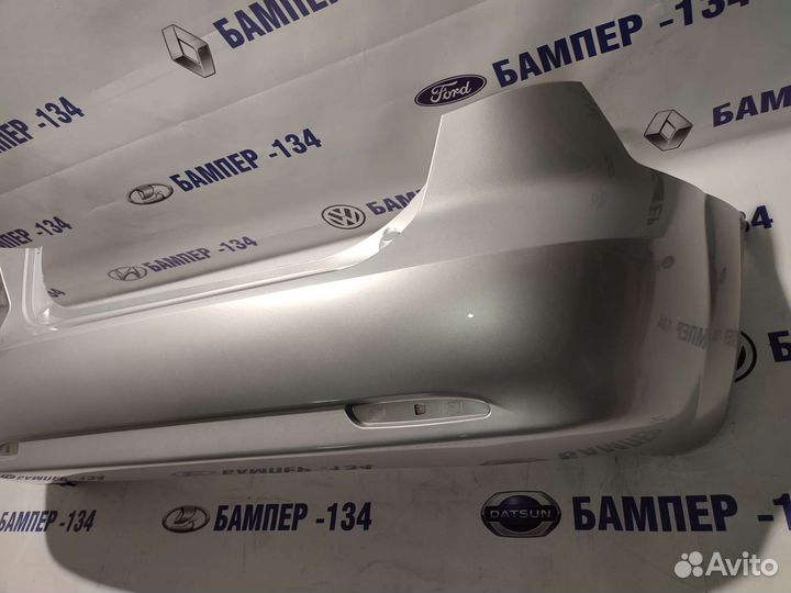 Бампер задний chevrolet lacetti хэтчбек серебро