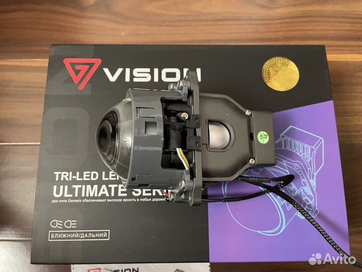 Линзы светодиодные Vision tri-led