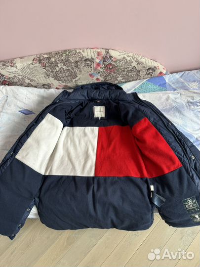 Куртка дутая зимняя Tommy Hilfiger 140 оригинал
