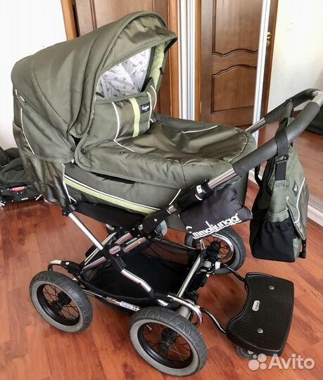 Коляска Emmaljunga Edge 2 в 1+сумка+подножка