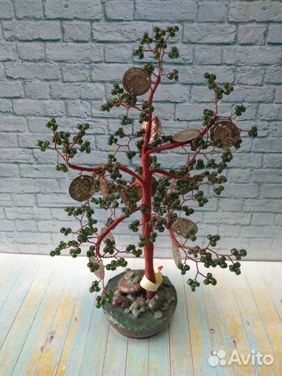 Деревья из бисера (ручная работа).Цена за все 5 шт