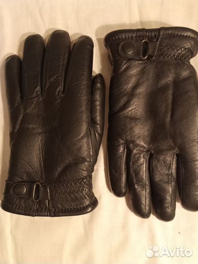Перчатки женские кожаные новые