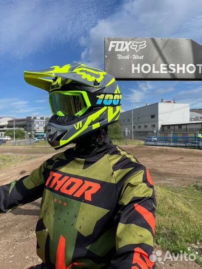 Мотошлем кроссовый FOX
