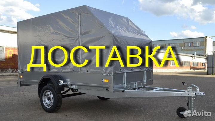 Прицеп легковой сст-7132-8К с тентом (со скосом)