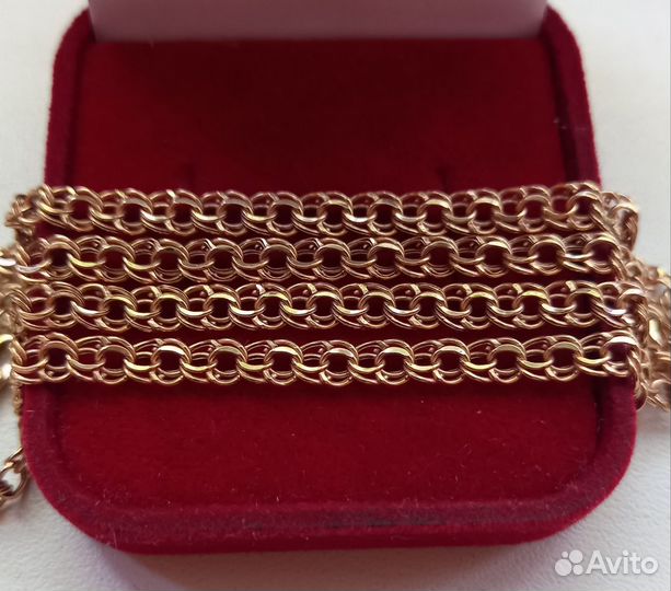 Золотая цепь 585 пробы