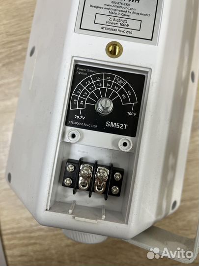 Колонка Atlas Sound SM52T-WH несколько штук