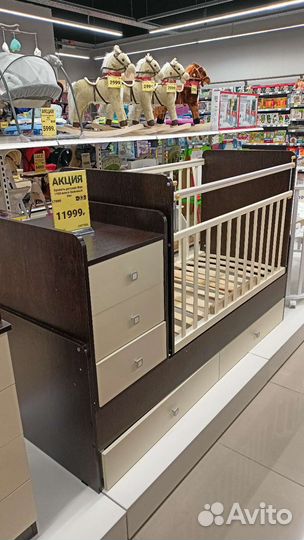 Детская кроватка трансформер