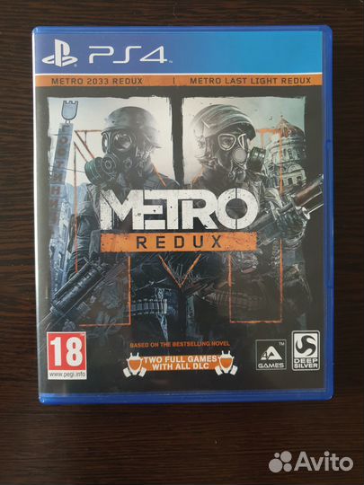 Metro 2033 redux 2 in 1 для ps4