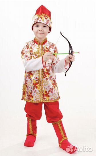 Новогодний карнавальный костюм «Иван-царевич»