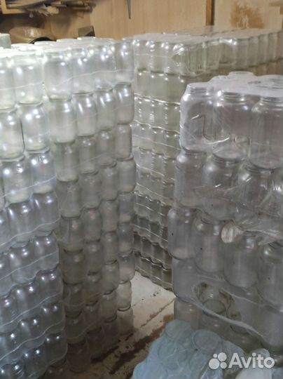 Стеклянные банки новые от 0.25л до 3л