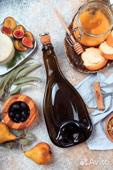 Декоративная тарелка-бутылка